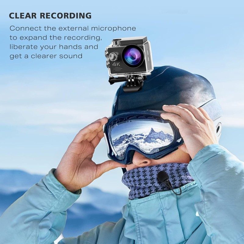 Campark 📸Campark 4K Video 20MP WIFI Action Camera Waterproof Sports