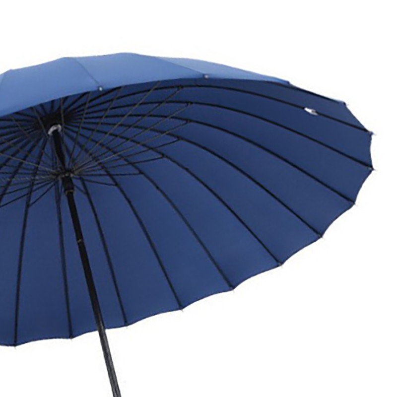 Long Handled Umbrella 24 Rib Large Windproof Reinforced Straight Umbrella