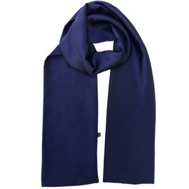 Kcctoo - Bufanda de satén de 59 pulgadas de largo con forma de seda para mujer, con cuello cuadrado, para bolsa, bufandas, regalo, 59 x 5.9 pulgadas, Z7 Dark Blue 59" X 5.9", 59” x 5.9”/150 x 15cm