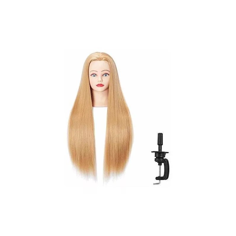 QNI-LMB Cabeza De Maniquí Golden Hair - Estilistas Cabezote Peinar