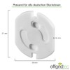 Offgridtec 20 x Child Lock for Socket with Twist Mechanism