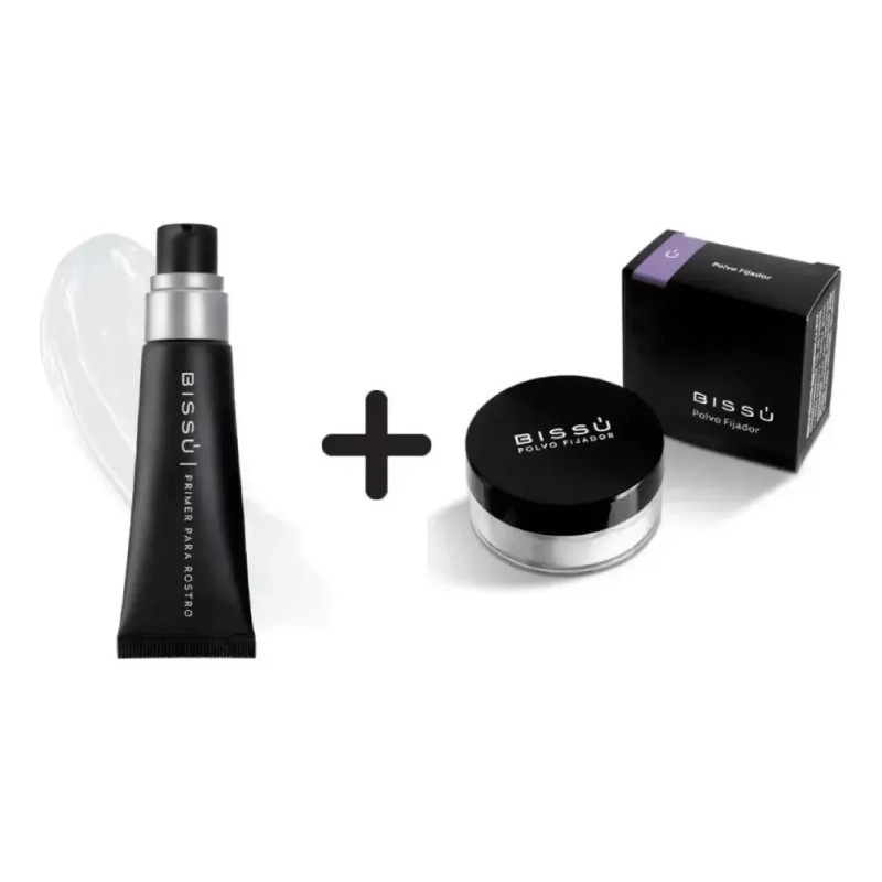 Set de Primer y Polvo Fijador Bissú para Rostro con