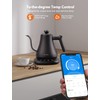 Govee Smart Electric Kettle, WiFi Variable Temperature Gooseneck Pour Over
