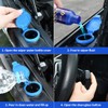 AEIOPRS 2 Pcs Windshield Washer Fluid Reservoir Cap for 3Q0955455