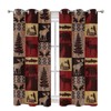 INSFBRB Rustic Cabin Curtains for Bedroom - Vintage Farmhouse Hunting