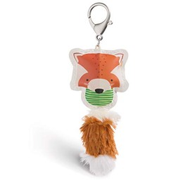 NICI Red Panda 12 cm Bag Charm Made of Faux Leather
