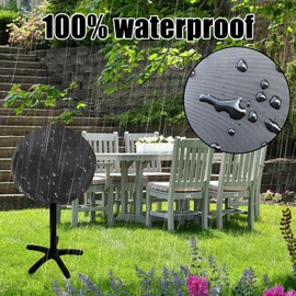 BBQ Grill small Cover Waterproof for George foreman Indoor and Outdoor,Round Barbecue BBQ Cover Fit 22460 and 22460-56 Barbecue Cover,Weber 1121004/1111004 BBQ Grill