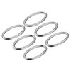 sourcing map Spring Oval Ring, 6Pcs 2.36 Inch Round Spring