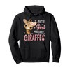 Africa Safari Animal Lover Women Giraffe Pullover Hoodie