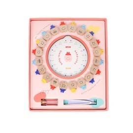 MILASIC TN-BBTH Baby Teeth Case, Commemorative, Cute, Pink, Tree, With Seals, Baby Teeth Box, Baby Teeth Case, Storage, Kids, Baby Teeth Case, Storage Case, For Boys And Girls, Compact, Stylish