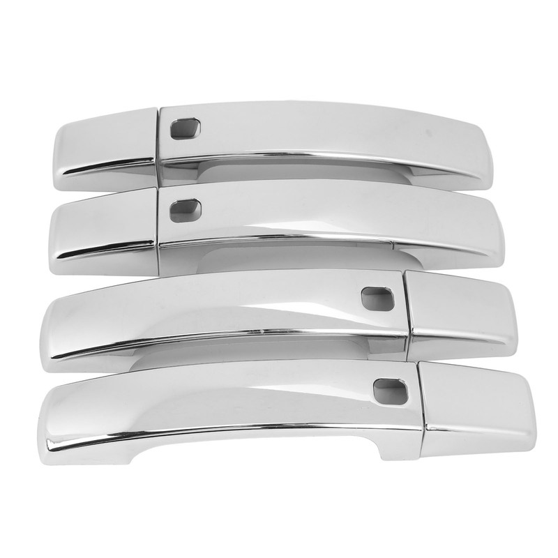 Exterior Door Handle Cover Chrome Plated Outside Door Handle Decor