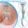 EIH1 Ingrown Toenail Set, Stainless Steel, Nail Corrector, Nail Tool,