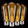 ASOKO 4-Pack LED Dimmable Edison Light Bulbs 40W Equivalent Vintage
