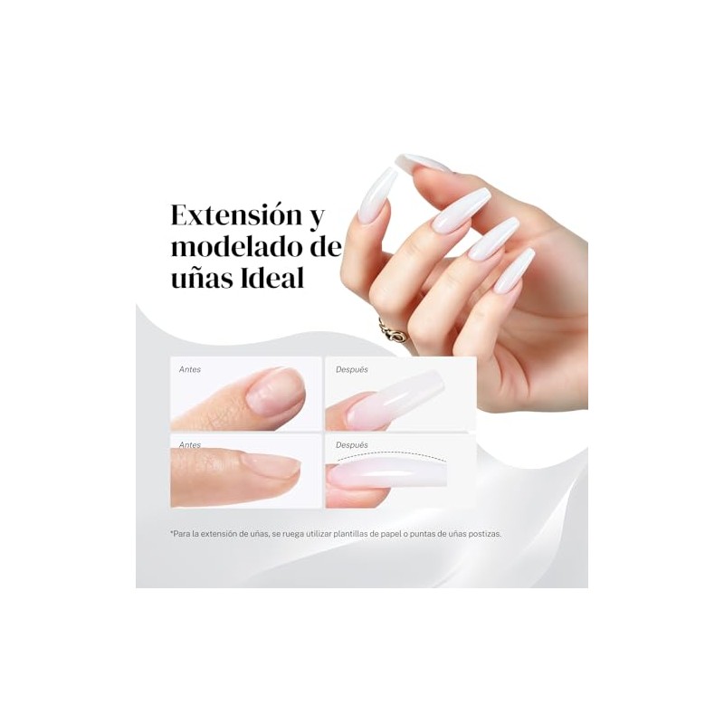 CHERIMOYA Gel Constructor Sólido Para Uñas Extensión 30g