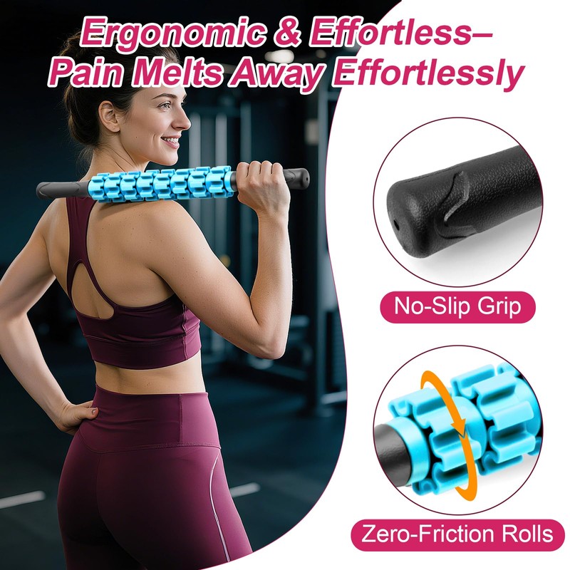 Massage Roller, Muscle Roller Stick, Therapy Roller Stick for Legs,