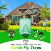 DKEP 8 Pack Ranch Fly Traps Outdoor Hanging Fly Trap