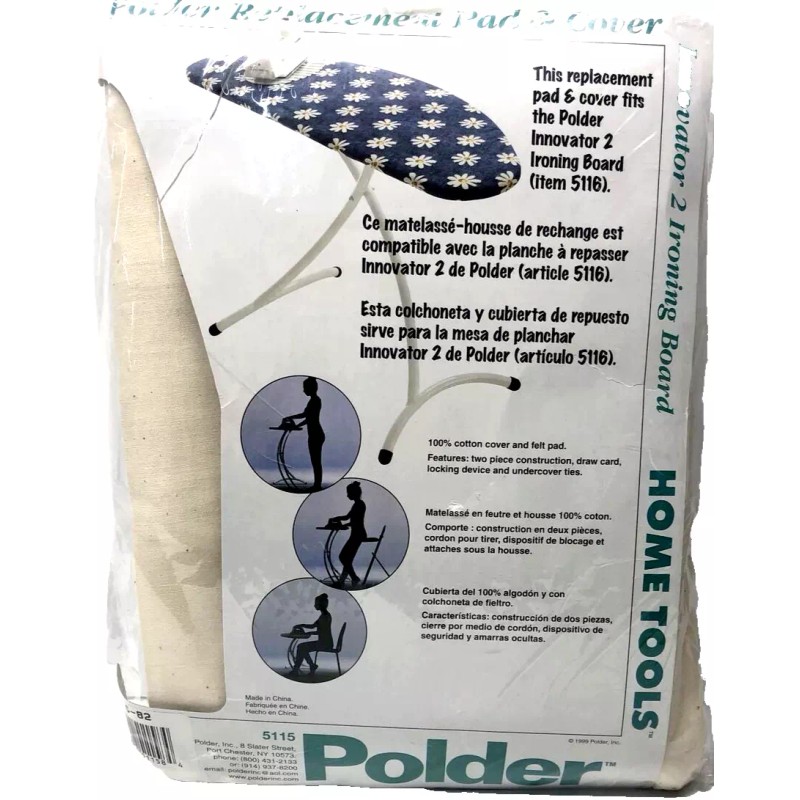 Polder, Ironing Board Replacement Covers, New In Package