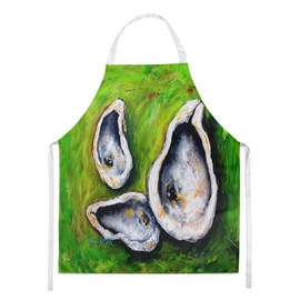 Caroline's Treasures All Shucked Oysters Apron Cooking Kitchen Server Baking Crafts Gardening for Adult Women Men, Unisex, Large, Multicolor