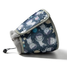 Soft Cat Cone Collar for Large Medium Small Cats After Surgery Adjustable Cat Recovery Collar After Surgery to Prevent Licking Wound, Comfortable Pet Elizabethan Collar Space Cat Small