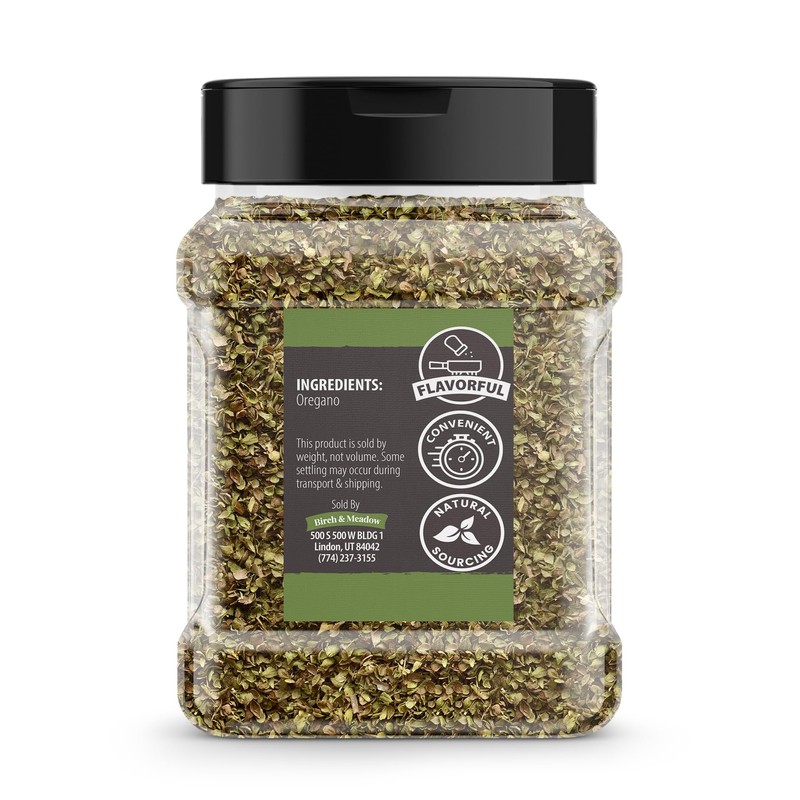 Birch & Meadow Oregano Flakes, 1.7 oz, Versatile Spice, Rich