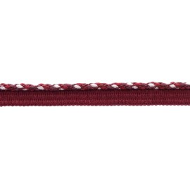 DÉCOPRO (TM) Twisted Rope Cord with Lip, Style# 0025RW, Color# VL01 - Holly Red [5 Yards]