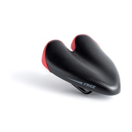 DUOPOWER Bicycle Saddle MTB Anti Prostate - Road Model Free 2021 Saddle Ergonomic No Tip Suitable for Mountain, Triathlon Without Nose Man Woman City Red