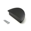Susenya Black Cabinet Pulls,1-Pack, Cabinet Edge Pull 2.52" Hole Centers(C