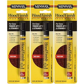Minwax 63483000 Wood Finish Stain Marker, Red Oak 3 Pack