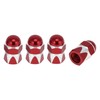 HEROFFIX 4 Pcs Mushroom Shape Tire Valve Stem Caps Decorative