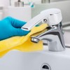 Hot Cold Water Tap Handle, Zinc Alloy Kitchen Bath Faucet
