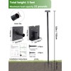 Upgraded Thicken Bird Feeder Pole for Outdoors - Easy to