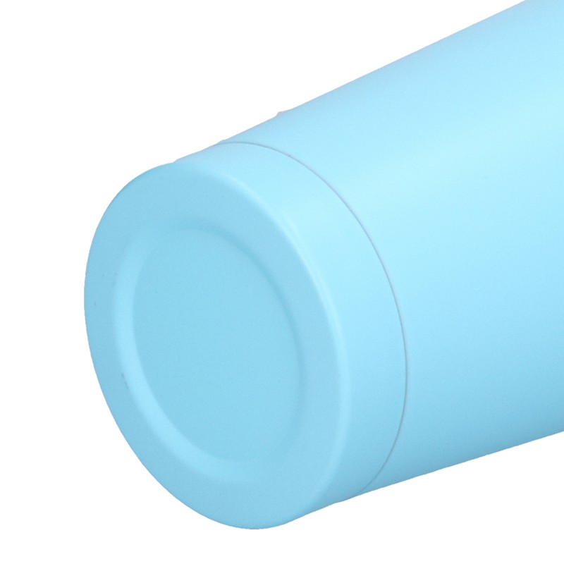 500ML Small Vacuum Coffee Cup Iced Coffee Bottle with Straw
