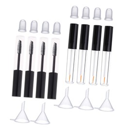 BIUDECO Diy 20 Pack Refillable Empty Lash Tubes 10ml Caps for Makeup Mascara Eyeliner