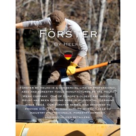 1844 Helko Werk Germany - Förster Professional Fireman’s Hatchet for Cutting Wood and Firewood - Head 2.25 lb, Handle 20 in (Fireman Hatchet) #10629