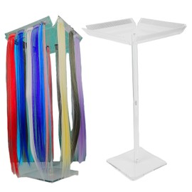 Acrylic Braid Hair Stand, Professional Transparent Hair Extension Separator Holder