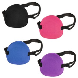 ZYBHMJE 4 Pcs Eye Patches 3D Adjustable Eyepatch (4 colors)