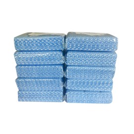 MultiWipe 50 Blue J Cloth Design | 30% Wood Pulp 70% Polyester | 33m x 35cm | Highly Absorbent Single or Multi Use Cleaning Cloth