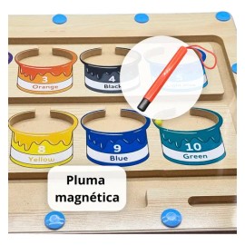 Laberinto Magnético Montessori Edu Tree 3 Didáctico Premium                                                                                           