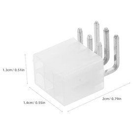 Happyyami 10 Unidades Conector de Alimentación y Amplia Compatibilidad Fácil Instalación de 6 Terminales, Aleación y Plástico para Tarjeta Gráfica par
