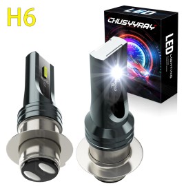 CHUSYYRAY High Power HID LED Headlight H6 Bulbs for Honda CRF250X CRF450X 2004-2015 Lights