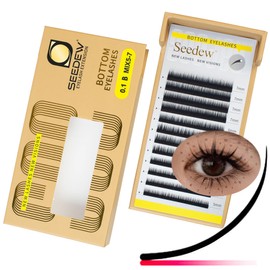 SEEDEW Classic Bottom Lashes 0.10mm B Curl 5-7mm