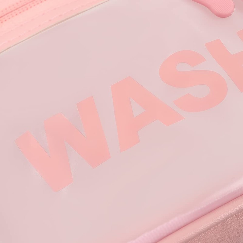 Miss or Miss クリアメイクアップバッグ PVC 防水 コスメティックバッグ ラージ クリア 旅行用