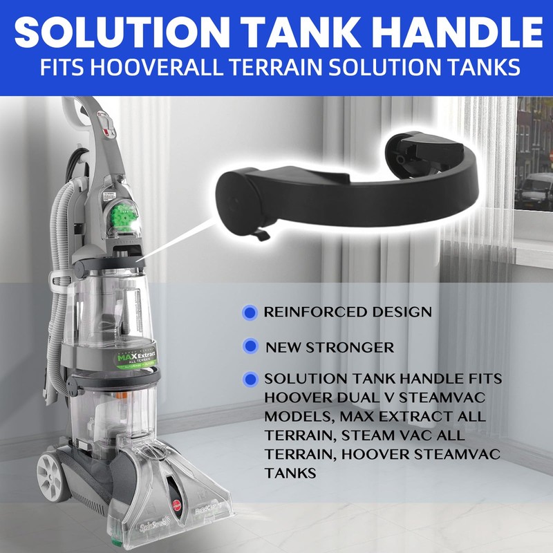BROQIXIN 39457030 Solution Tank Handle Fits Hoover Dual V Steamvac