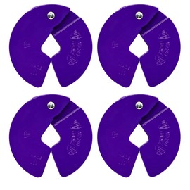 Micro Gainz Dumbbell Fractional 1.25lb Weight Plate, Ideal for Micro Loading, (Choose Color) 4 Piece Fractional Weight Plates, Designed for Dumbbell Training, Made In USA (Purple)