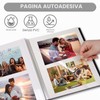 Album Fotografico Autoadesivo 28x27CM Scrapbook, 40 Pagine Azzurro Chiaro