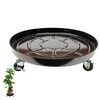 Kaoolaa Plant Caddy with Wheels 20 Inch Heavy Duty, Easy