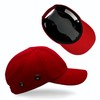Lucent Path Red Baseball Safety Bump Cap Helmet Hard Hat