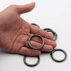 JWBIZ 12pcs Trigger Spring O Rings Round Carabiner Clip Snap