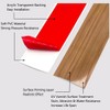 White Woodgrain, Flat Laminate to Tile Threshold Bar, PVC Transition