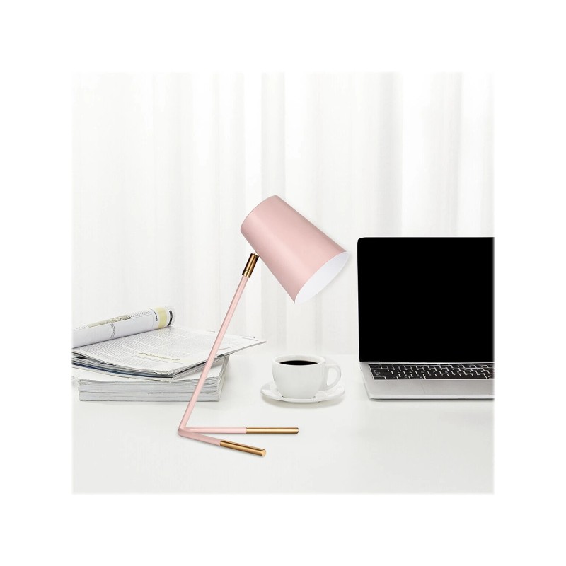 V-Light New V-Light LED Table Lamp, Matte Rose with Gold